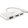 D-Link DUB-V310 3-in-1 USB-C Hub with HDMI, VGA and DisplayPort DUB-V310 ,1* USB-C connector , 1* HDMI Port, 1* VGA, 1* DisplayP